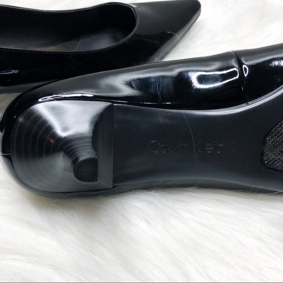 Calvin Klein Black Short Heels - Picture 6 of 8